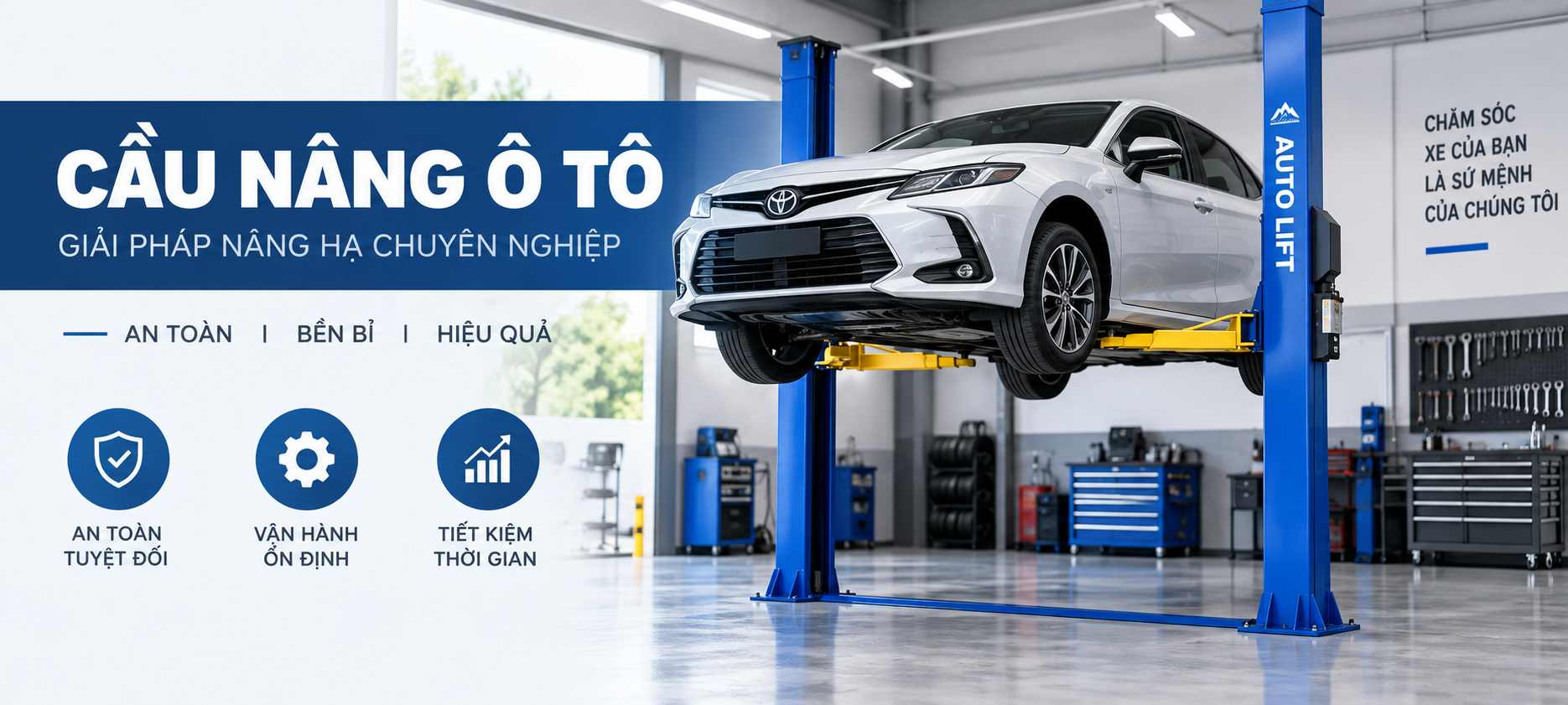 Nâng cấp xưởng dịch vụ tiêu chuẩn